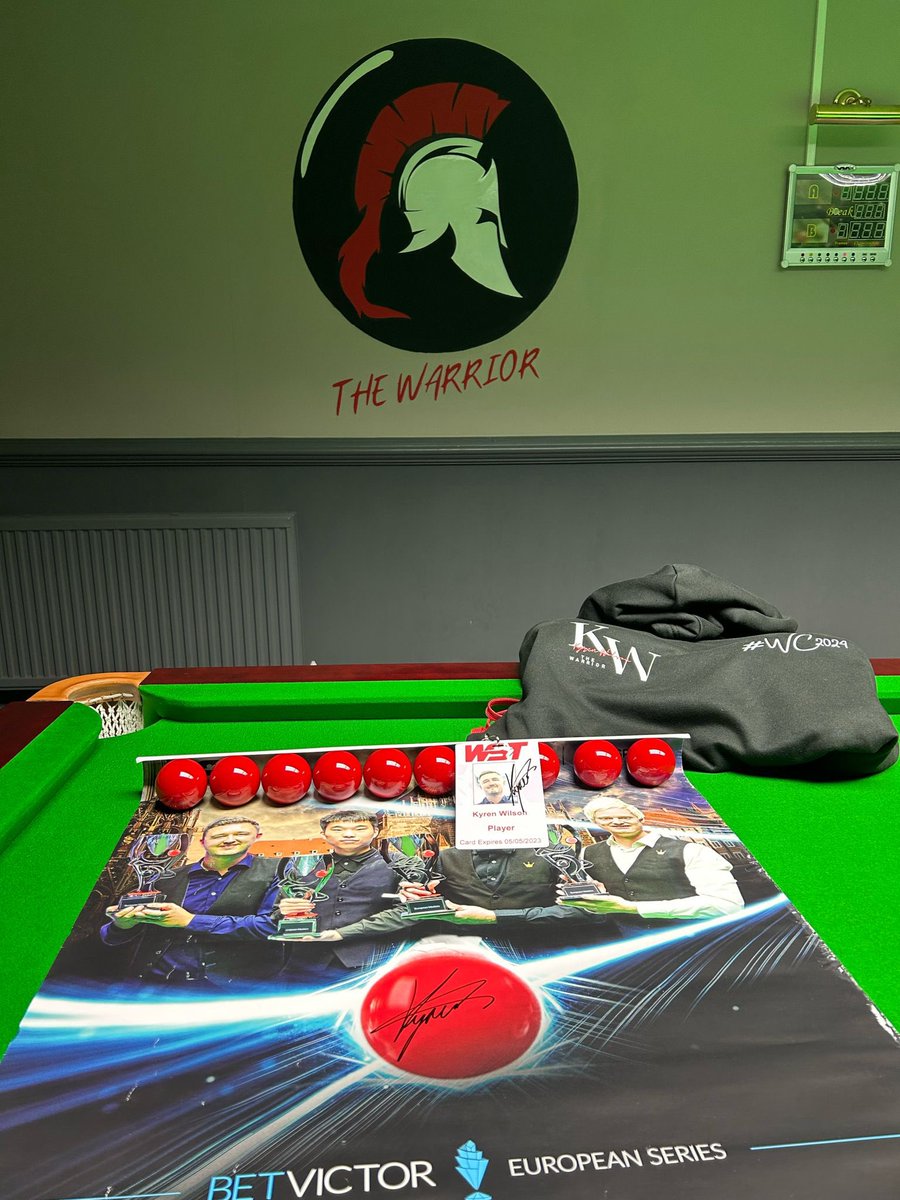 Competition time for the next 10 purchases only! @KyrenWilson (Existing will be entered also!) Winner will receive a poster of Kyren as the reigning champ of the European masters & a signed Player Lanyard, directly from Kyrens snooker room! mailchi.mp/301fae8b4813/w…