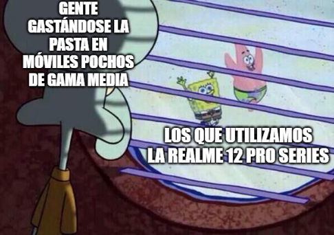 realmeespana's tweet photo. Mira que lo decimos veces, pero si te empeñas en dar las vibras de Calamardo... ¡Allá tú!🤷♀️ #realme12ProSeries #BeAPortraitMaster https://t.co/Homjnwjtki