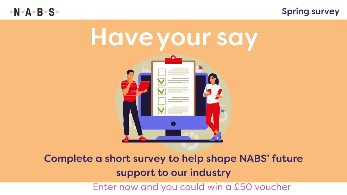 NABS_UK's tweet photo. 📢 Calling all advertising, media, and marketing pros! Your voice matters. Take our quick survey to help us provide relevant and effective support. Plus, you could win £50! Survey closes May 1st. Share your thoughts now: https://t.co/oNOqVgt0bQ #IndustryInsights 💬💼 https://t.co/nWkTs0dykm