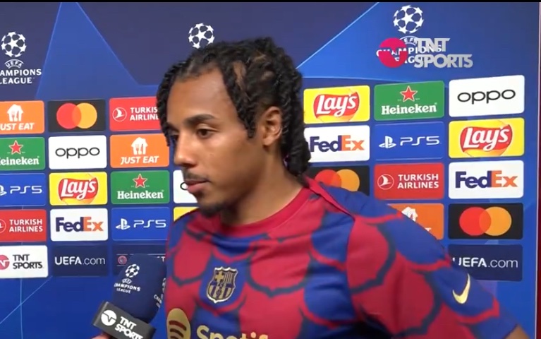 BarcaTimes's tweet photo. Some quotes from Barca players after the game:

🎙️| Gündogan: “Everything was in our hands and we just gave it away. After Araujo’s red card, it is very difficult to stay with 10 players at these levels. We are very disappointed.” 

🎙️| Ter Stegen: “We are very disappointed because we were very close to the semi-finals. Even with 10 players, the team gave everything on the field. It bothered me that they didn’t check the foul on Gundgan in VAR.”

🎙️| Frenkie: “We had an important advantage. Playing with 10 for so long makes you suffer. We tried. We’re disappointed, but we’re already focused on El Clasico.”

🎙️| Kounde: “It’s not about deserving it or not, it comes down to details. We produced a great performance in the first leg, a wonderful victory. We started well this evening, but we win and lose as a team. Playing 10 against 11 for 70 minutes against a side of this calibre, with the players and the team that they have, is difficult.”

#fcblive