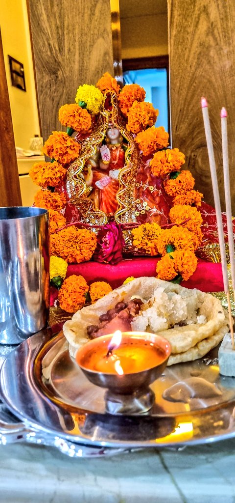 Devi poojan, and #kanjaks at our place . May Mata Rani bless us all 🙏🙌🌼