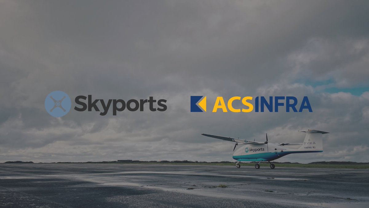 Today we announce $110M of new funding and welcome new investor Group ACS. The investment enables us to further develop our services so that more businesses and communities can leverage the significant benefits that electric drone operations represent. skyportsdroneservices.com/2024/04/skypor…