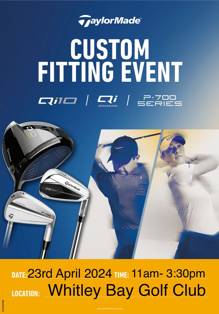 Taylormade Fitting Event- Only 2 spaces left. BOOK HERE myfittingexp.taylormadegolf.com/fitting/privat…