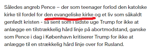 Ph1lip's tweet photo. Det er utroligt, at den her fejl bliver lavet igen og igen. Også af korrespondenter, der har beskæftiget sig med USA i årevis og burde have en bedre forståelse for landets enormt indflydelsesrige kirkeretninger. EVANGELISK er ikke det samme som EVANGELIKAL
https://t.co/eE6d767DrO https://t.co/o1rkTlOSWz