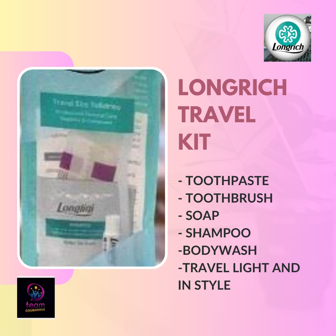 Happy Wednesday Friends💃
Overnight trips are no longer a headache  with #LongrichTravelKit. Its got all you need in one pack. 

DM @ToyinKehindeS for your order/enquires.

#STK #STKPreneur  
#TeamCourageous
#WednesdayMotivation
#homebasedbusiness
#LongrichBioscienceIntl