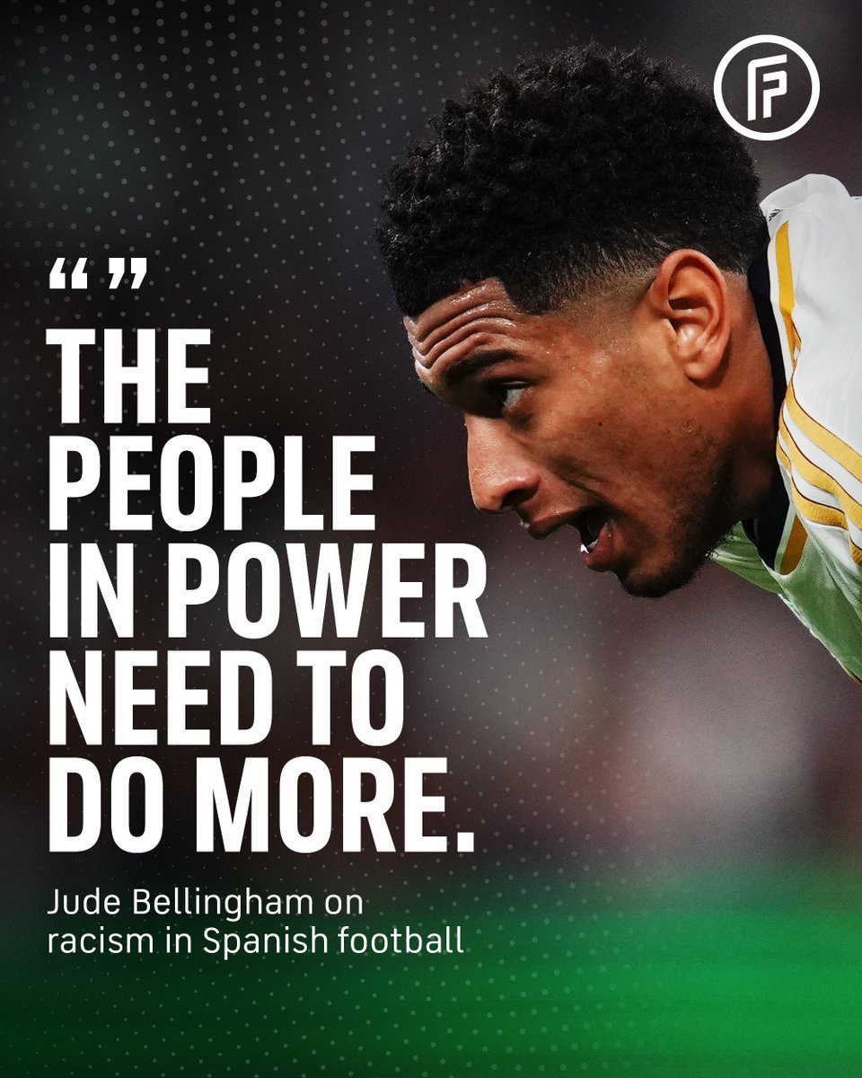 Jude Bellingham has spoken out against the 'disgusting' racism in Spanish football, calling for urgent action to ensure players like Vinicius Junior aren't forced out of the game by racist abuse. “The people in power need to do more, especially with Vini in the recent weeks –