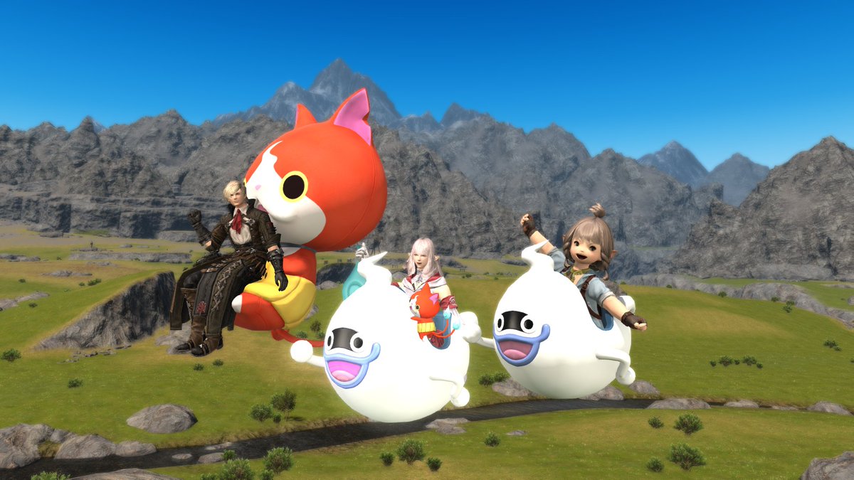 In #FFXIV sind bald wieder die Yo-kai los! ✨ sqex.to/eM3g6 📆 Ab Mittwoch, den 24. April um 10:00 Uhr (MESZ) Sammelt einzigartige Waffen, süße Begleiter, besondere Reittiere und exklusives Portraitmaterial!