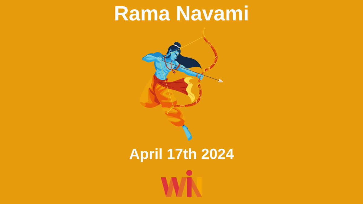 #RamaNavami celebrates the birth of Hindu deity Rama: 7th avatar of Vishnu & hero of the Ramayana epic. Devotees fast, greet each other with 'Sri Ram' & repeat Rama's name as a powerful mantra. Puja ceremonies are performed at noon, Rama's time of birth. #RamaNavami #Hinduism