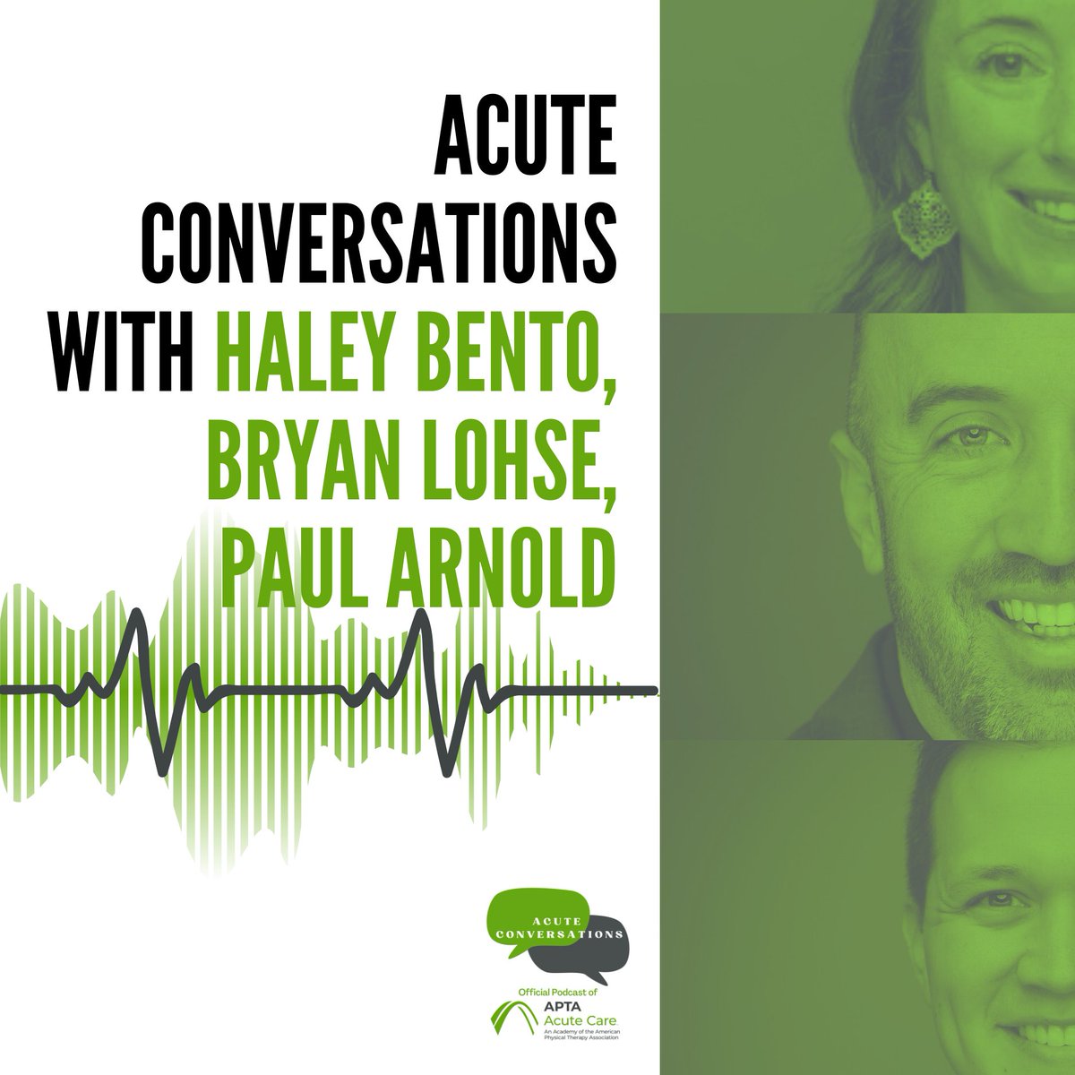 🎙️ New Episode Alert! 'Reducing Co-Treating in Acute Care: Why It’s A Necessary Change' on #AcuteConversations. Join experts Dr. Haley Bento, Dr. Bryan Lohse, & Paul Arnold for a chat all abut co-treating! 🎧 Listen now! tinyurl.com/3ar8dy8c #AcutePT #AcuteOT #Cotreatment