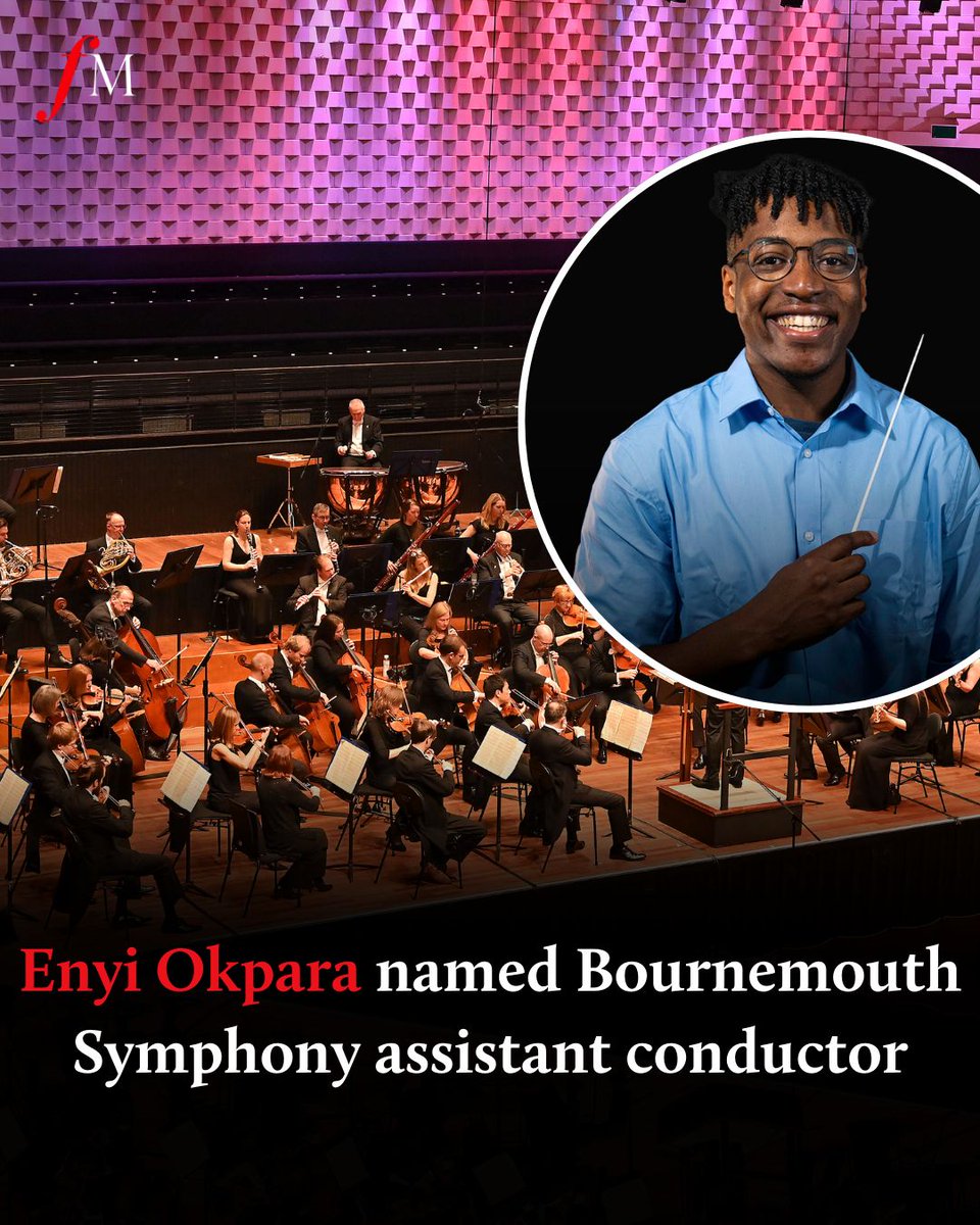 Our wonderful partner orchestra <a href="/BSOrchestra/">Bournemouth Symphony Orchestra</a> has just named Enyi Okpara as the Calleva Assistant Conductor ahead of their 2024-25 season.

The training position provides young talents performance opportunities and mentoring from world-leading guest conductors and musicians. 👏