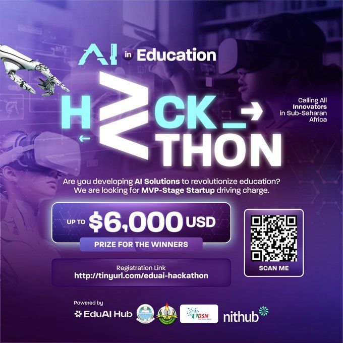 🎉 Exciting news! Don't miss the chance to fund your AI solutions for education in sub-Saharan Africa by taking part in this challenge by @eduaIhub. Win over $6,000 and support for scaling your innovation. Deadline extended to April 30th! buff.ly/4c7iCr4