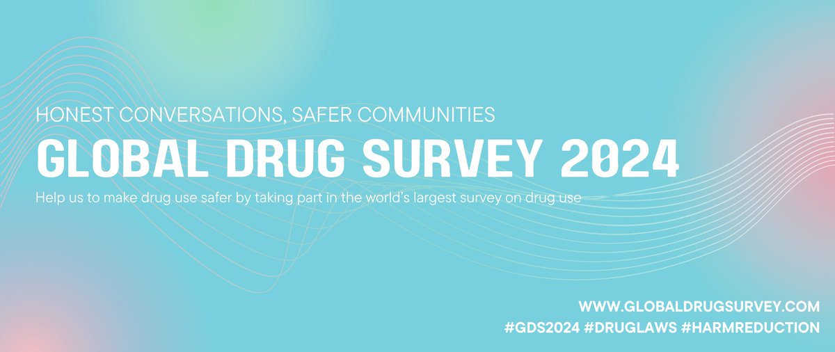 Please complete this year's Global Drug Survey. bit.ly/4aY22Zc