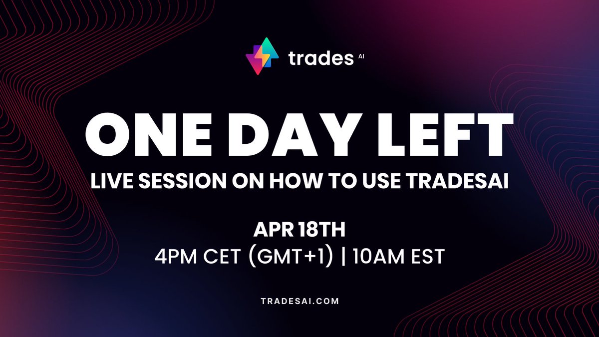 🚀 Tomorrow's the big day! Our live session is happening soon, and we can't wait to share invaluable trading insights with you all. Set your reminders and get ready to join us for an epic event! 💼💰
 #LiveSession #TradingTips