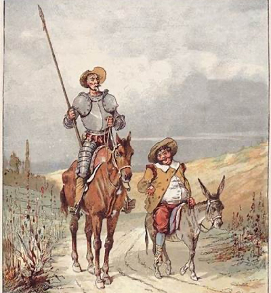 Don Quijote de la Mancha dice a Sancho, en medio de un diálogo intenso: 'no huye el que se retira'. Explica a su fiel escudero que retirarse de una situación peligrosa no debe ser considerado como un acto de cobardía, sino más bien como una muestra de amor, prudencia y sabiduría.