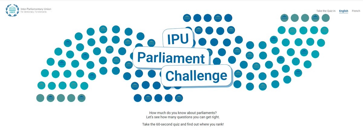 Will you accept the #IPU Parliament Challenge?! Come to #BalexertOpenHouse #InternationalGenevaExpo and visit the Inter-Parliamentary Union stand to see how much you know about #parliaments compared to other respondents! Check out the quiz ➡️ipu.org/quiz