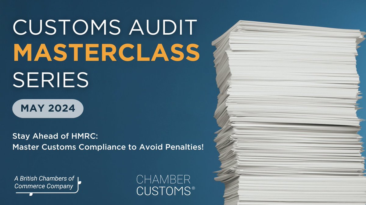 Get ready to supercharge your customs compliance game with our new Customs Audit Masterclass Series! 🌐 Whether you're a newbie facing your first audit or a seasoned pro, our series will be your ultimate guide to navigating audits with ease. More👉 ow.ly/EQXA50RhTrz