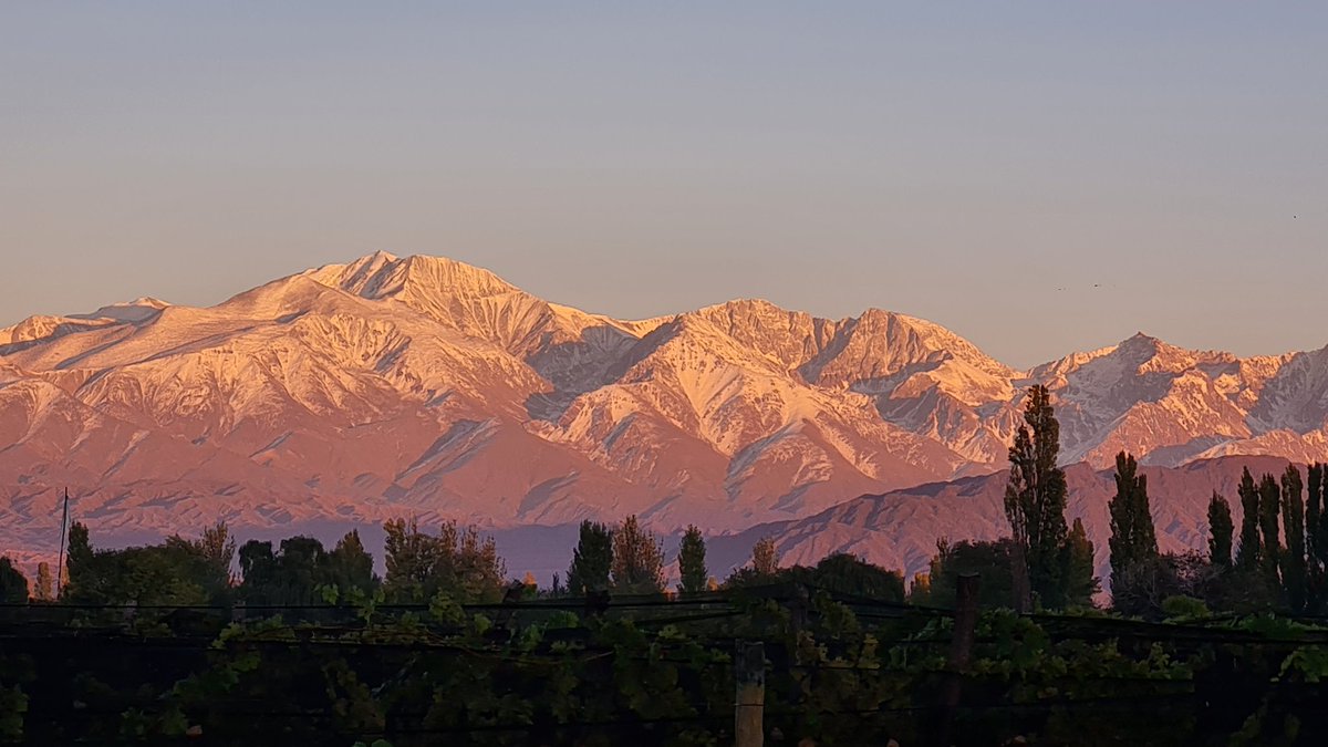 Amanece en #Mendoza