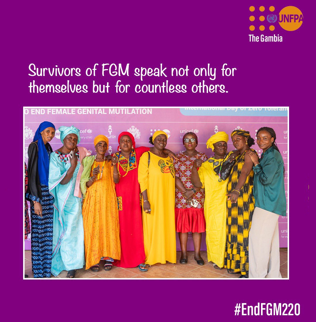 #FGM survivors are powerful advocates driving meaningful change. Their courage, resilience, and voices are 🔑 in raising awareness and ending this harmful practice. #EndFGM