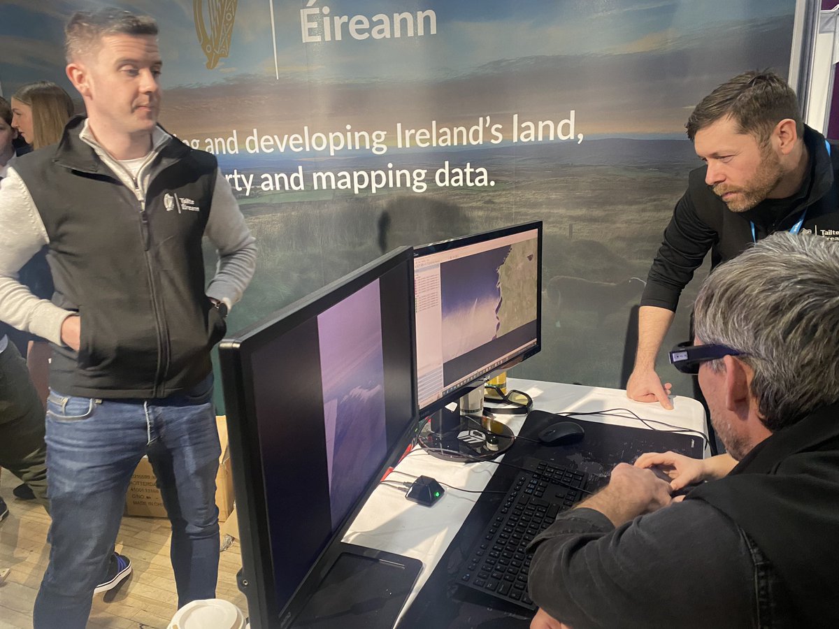 TailteEireann's tweet photo. Fantastic engagement at day two of #SchoolSummit Galway with students trying out our surveying equipment and chatting to our team.
You find out more about the varied and exciting roles with Tailte Éireann on our website https://t.co/6FxhtfOGE5 https://t.co/HUMfGoVnH2