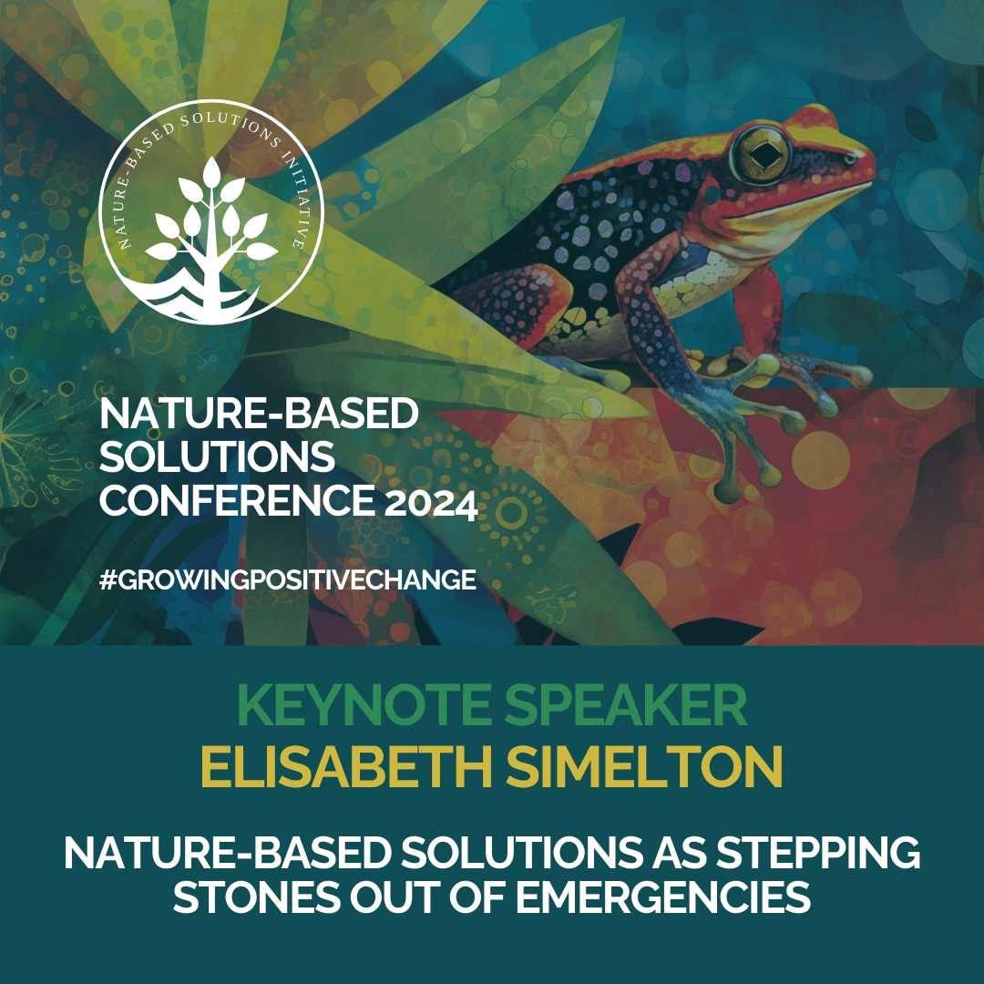 #NbSConferenceOxford #growingpositivechange Keynote: Elisabeth Simelton #NaturebasedSolutions as Stepping Stones out of Emergencies Considering the potential of NbS to reduce impacts of humanitarian crises, tackling #foodsecurity issues faced following conflicts or disasters.