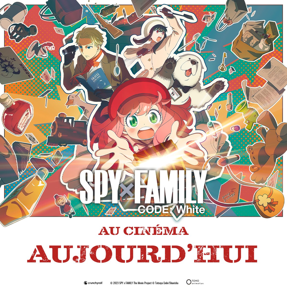 L'heure est venue d'embarquer pour une nouvelle aventure ! SPY x FAMILY CODE: White est désormais au cinéma en VOSTFR et VF ! ✨ Il est encore temps de trouver une séance ! France : got.cr/SpyFR Belgique / Suisse / Luxembourg : got.cr/billetterie-SPY