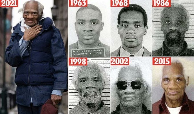 Joseph Ligon was released in 2021 after serving the fifth longest prison sentence ever, 67 years and 54 days. He was convicted at 15years though, for murder by association. He turned down being released on parole in 1996. According to him, prison is now home.