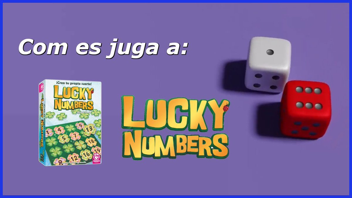 🎲 NOU VÍDEO 🎲

Tornen els jocs de taula al canal!
Videotutorial en català del Lucky Numbers, un senzill i entretingut joc de @Tranjisgames

🔗youtu.be/r8pfxf4x14s
