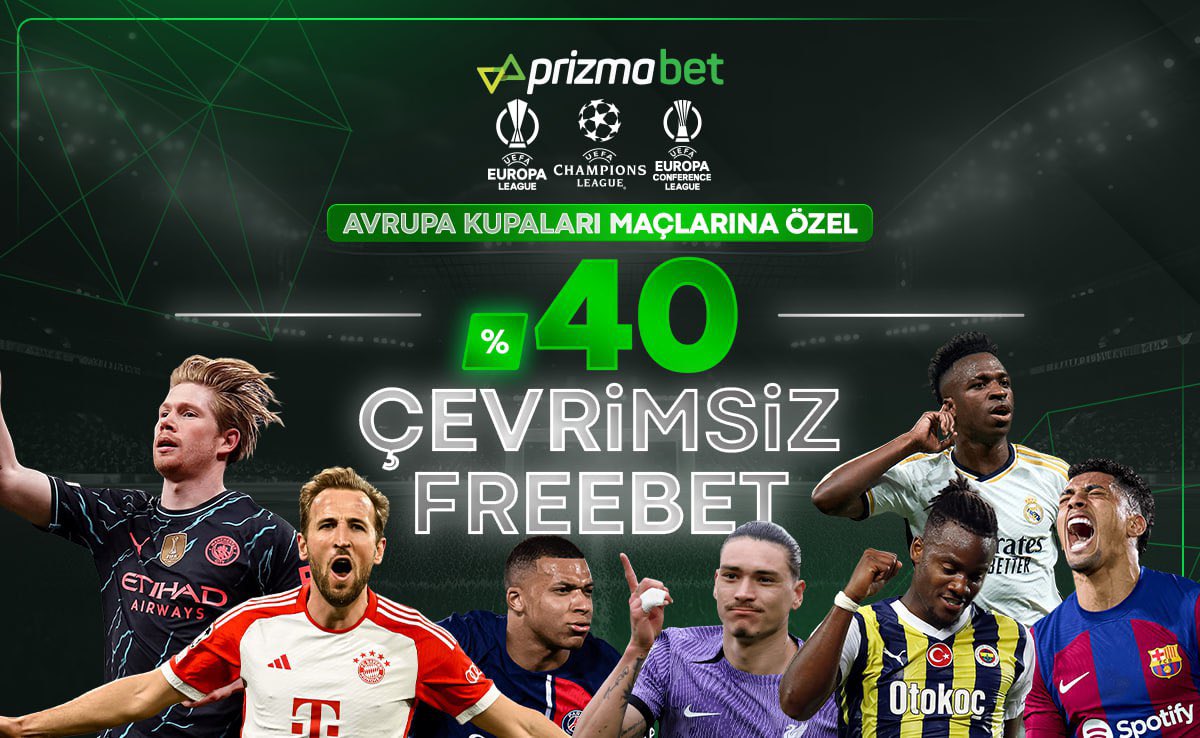 ⭐️50₺ ve üzeri Her yatırımınıza %40 Freebet veriyoruz! 💯En hızlı ve En güvenli Promosyonları Kaçırma! 💵Hemen yatırımını yap, fırsatı yakala! 👇 prizmabet525.com