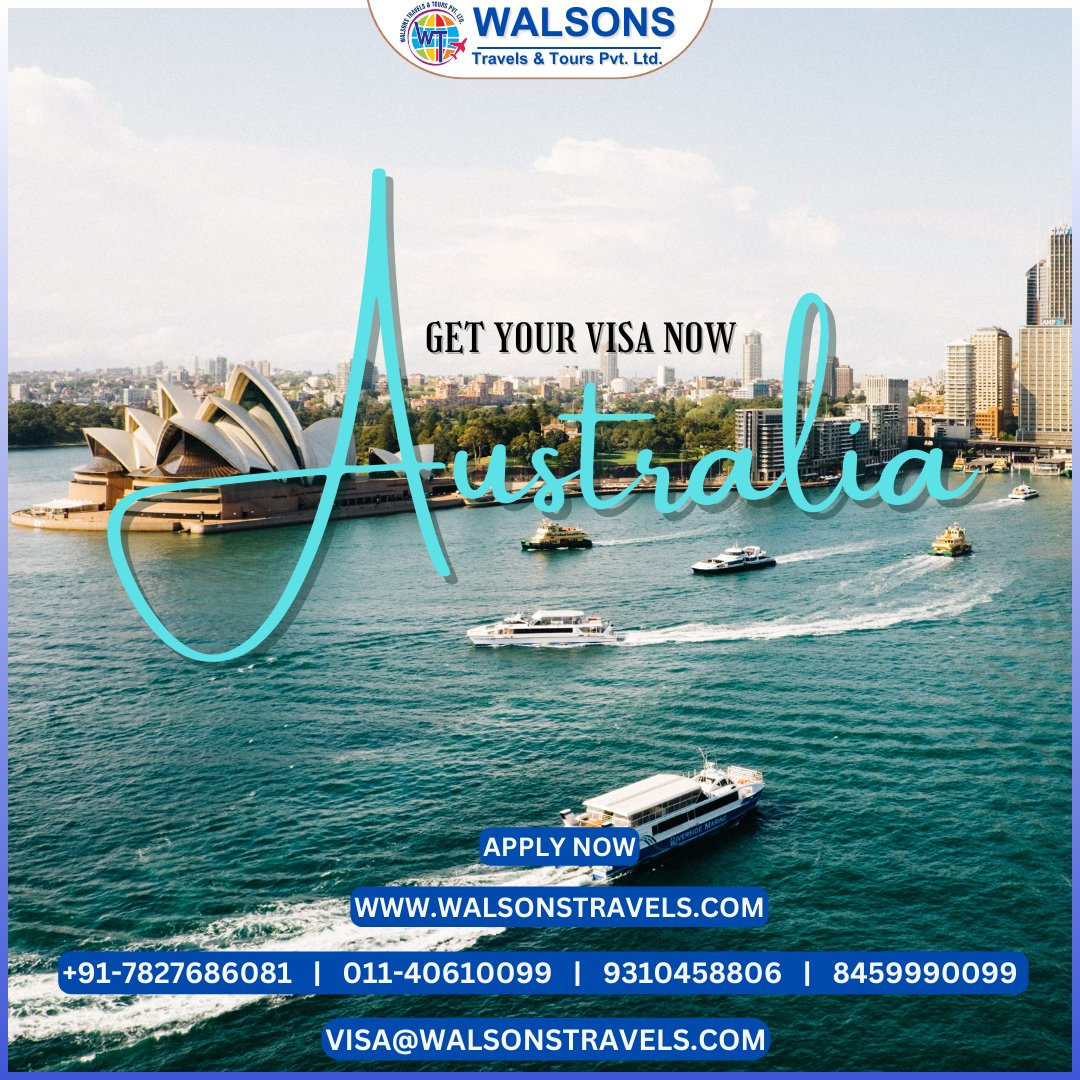 Unlocking Boundless Adventures: Welcome to Australia! 🌏✈️ #VisaGranted #DownUnderDreams 

Get your Visa Now
walsonstravels.com/visa/australia… 

#VisitAustralia #WalsonsTravels #Tripilicious #GetWorldwideVisa