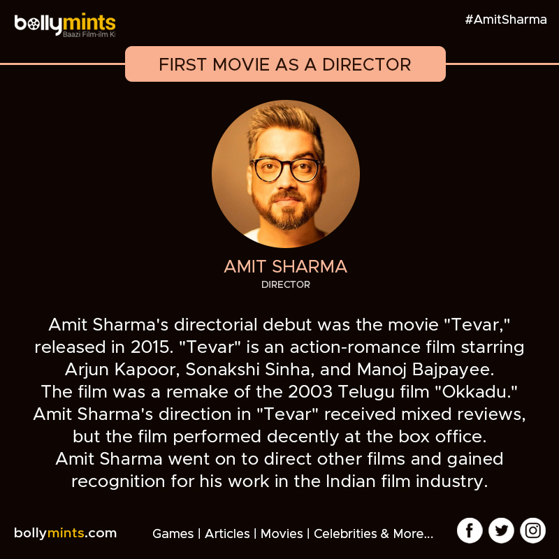 #AmitSharma's #First #Movie As A #Director
#Tevar #ArjunKapoor #SonakshiSinha #ManojBajpayee #Okkadu #Maidaan #AjayDevgn #Priyamani #NitanshiGoel #AmitRavindernathSharma