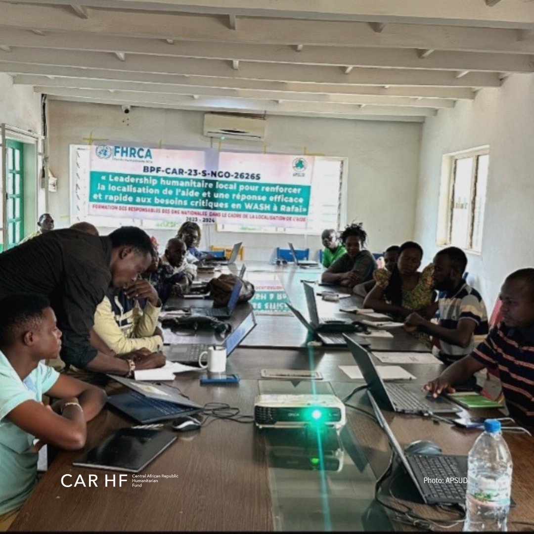 “We realized the importance of reassessing our methodology. Then we upgraded all monitoring & evaluation systems,” said Mexant, an NGO leader in CAR. Read how the #CAR Humanitarian Fund helps improve aid delivery through collaboration 👉bit.ly/3xzD5oB #InvestInHumanity