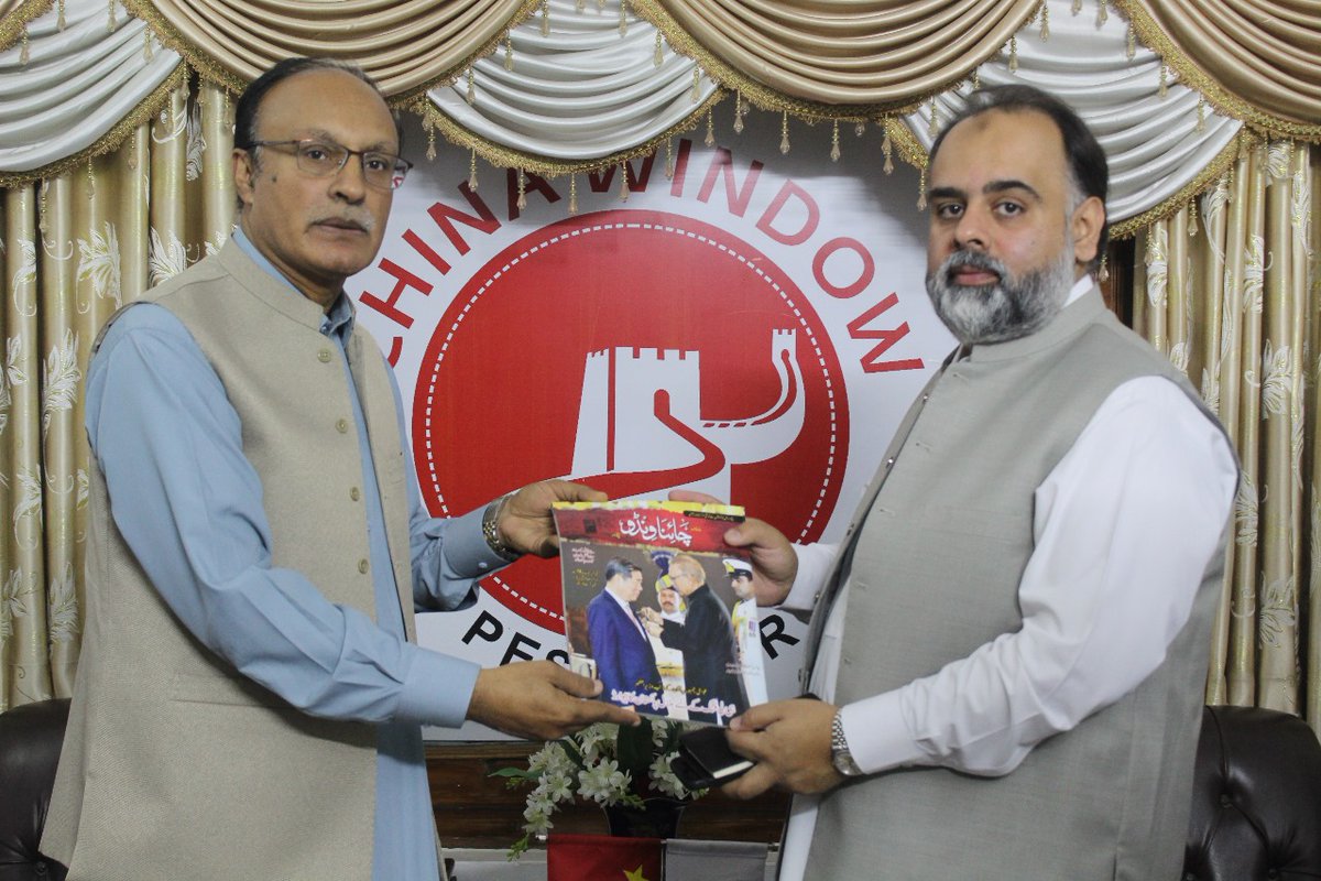 Provincial Minister Health KP Syed Qasim Ali Shah visited China Window and said KP Govt and Security agencies are committed to the safety of the Chinese.He said Pak China Friendship is long lasted.@zhang_heqing @QasimAliShah81 @ArifYousaf_PTI @CathayPak @KPChiefMinister