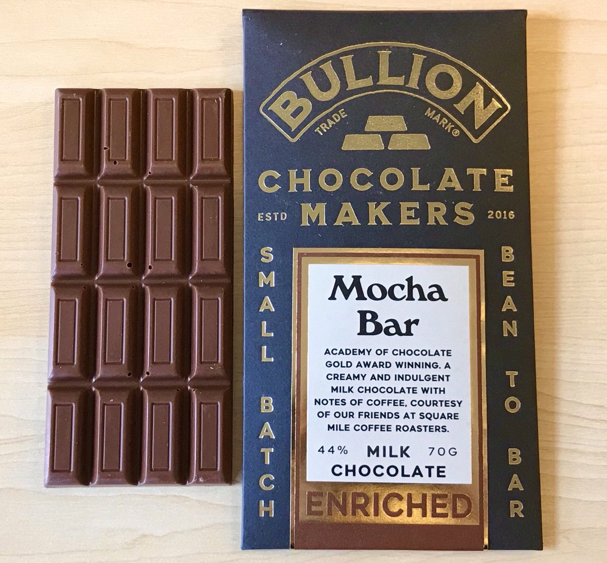 Andrew Baker (@ccandrewbaker) on Twitter photo We got in ingots of goodness from <a href="/OfficialBullion/">Bullion Chocolate</a> in Sheffield - this is their justly acclaimed dark milk coffee bar and we love it We got in ingots of goodness from <a href="/OfficialBullion/">Bullion Chocolate</a> in Sheffield - this is their justly acclaimed dark milk coffee bar and we love it