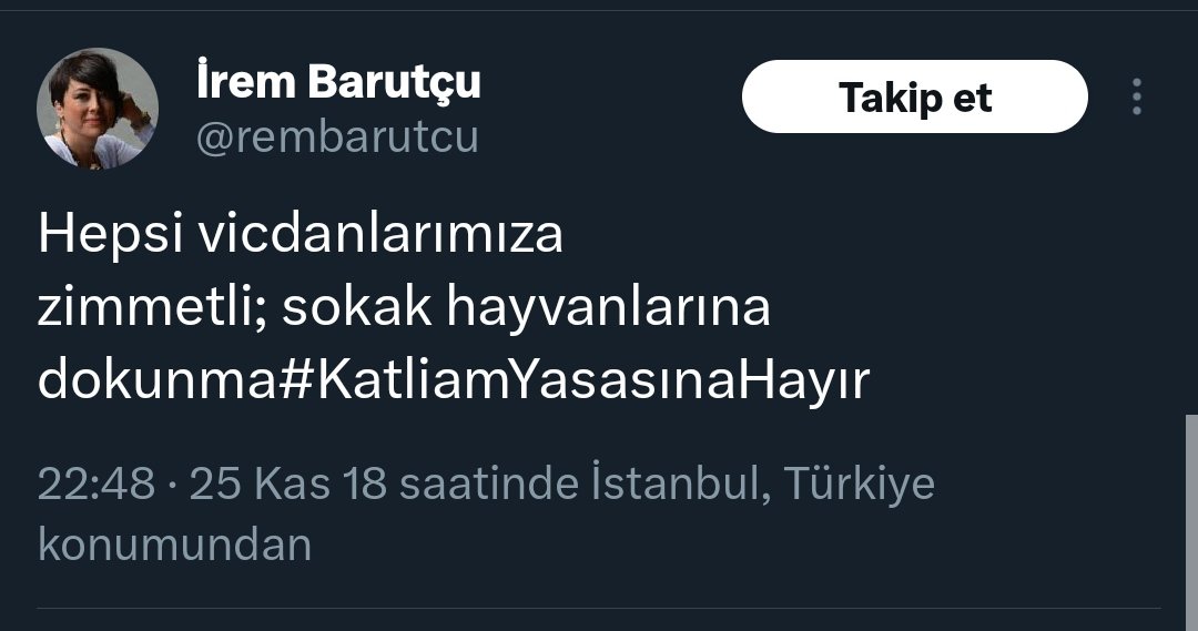 Etme bulma dünyası.. Isırılan insanların yaşadığı zorluğu daha iyi anlamış oldunuz. Demek ki neymiş ittaparlar insan değilmiş, belediyenin işine onlar mani oluyormuş.Demek ki neymiş başıboş köpek olmazmış. Deneyim kazanmak zorunda olmanız üzücü. Geçmiş olsun diyelim #katil5199