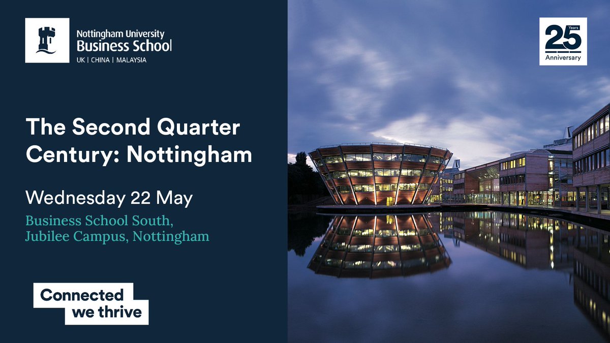 Over the past year we've been connecting with our international alumni community, celebrating the past and looking towards the future. In May, we'll be hosting the home leg of our 25th anniversary event series here in Nottingham! Book your free place: lnkd.in/e33R4iFW