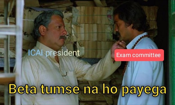 After 5 hours and still students not able to download admit card then
ICAI president to exam committee 😂😂
#ICAI 
#castudents
#icaiexam
#caexam