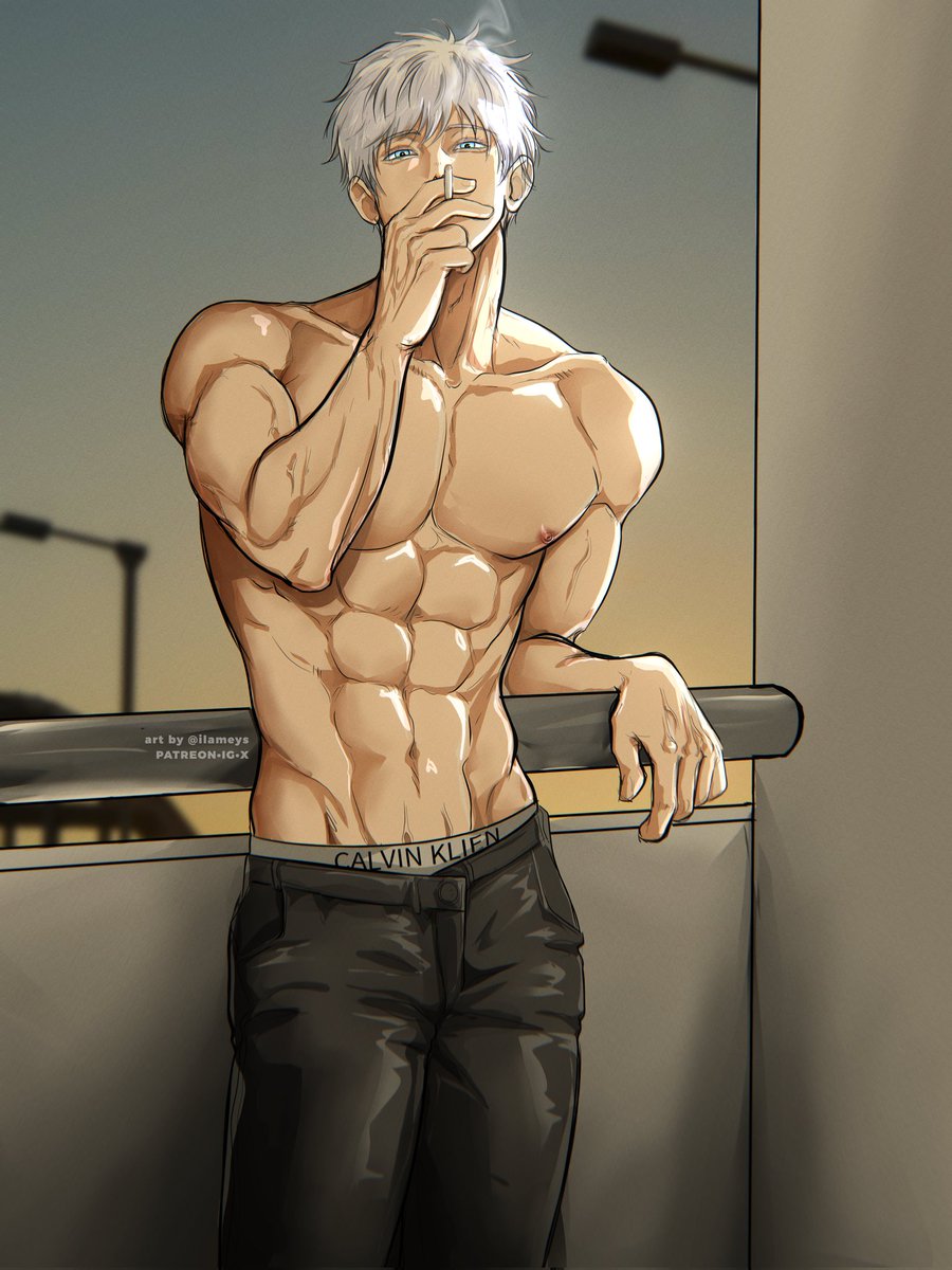 ilameys's tweet photo. Gojo smoking hot🚬
#GojoSatoru https://t.co/ZkEP0XO0vO