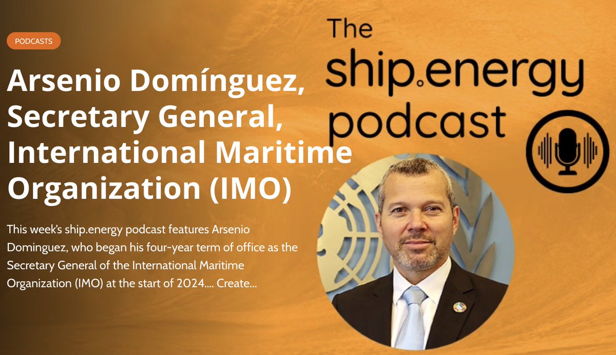 IMO in the news. Listen to @IMOSecGen shares his views in this podcast: tinyurl.com/4ehy9bc5