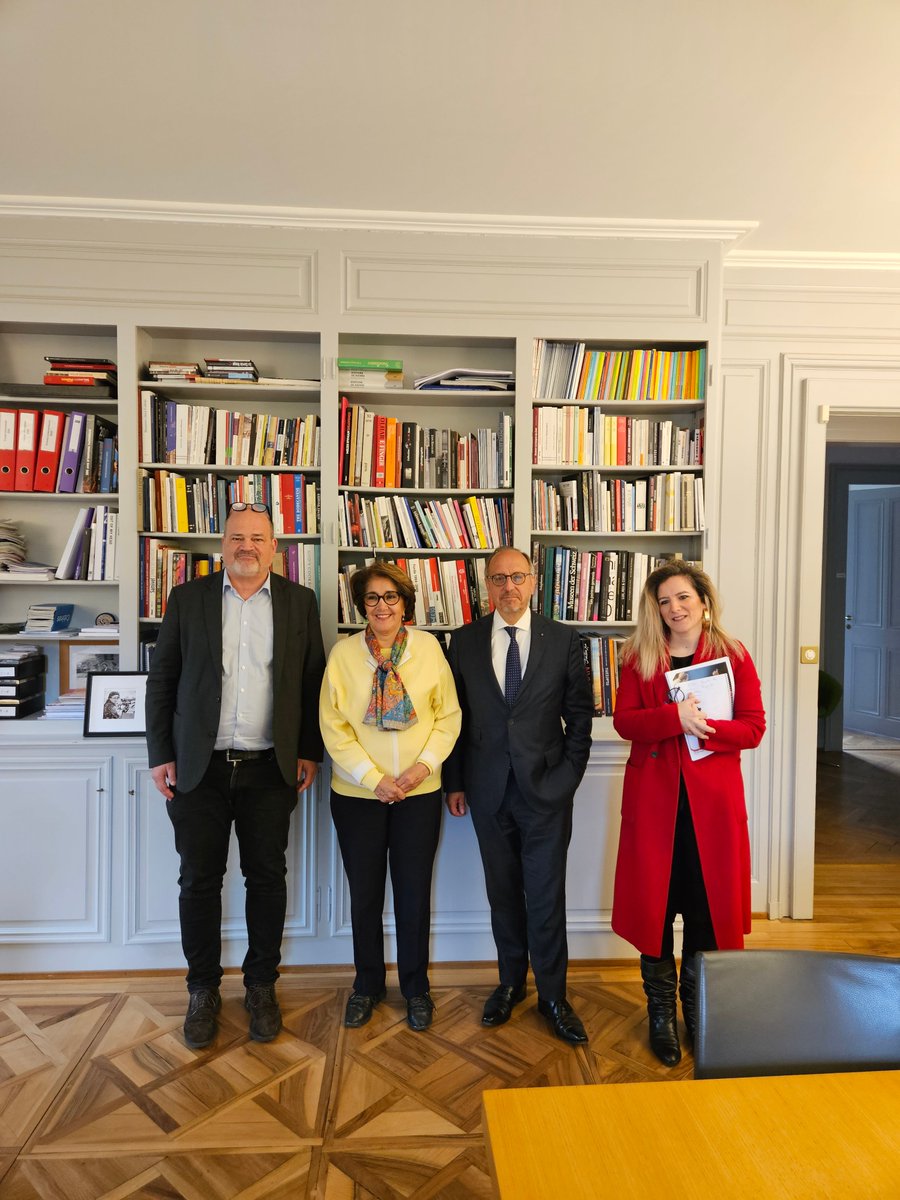 Rencontres très productives de la Présidente du Conseil de fondation d’ALIPH @bariza_khiari et du Directeur exécutif @frelandv avec @UN_Valovaya, @ahodgers et @sami_kanaan. ALIPH au cœur de la #Genève internationale ! 📸1 Antoine Tardy 📸2 Peter Kittler 📸3 Othman Boucetta