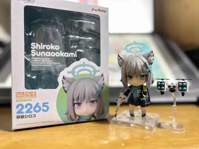 ねんどろいどシロコお迎えした!!! #ブルアカ #ブルーアーカイブ 