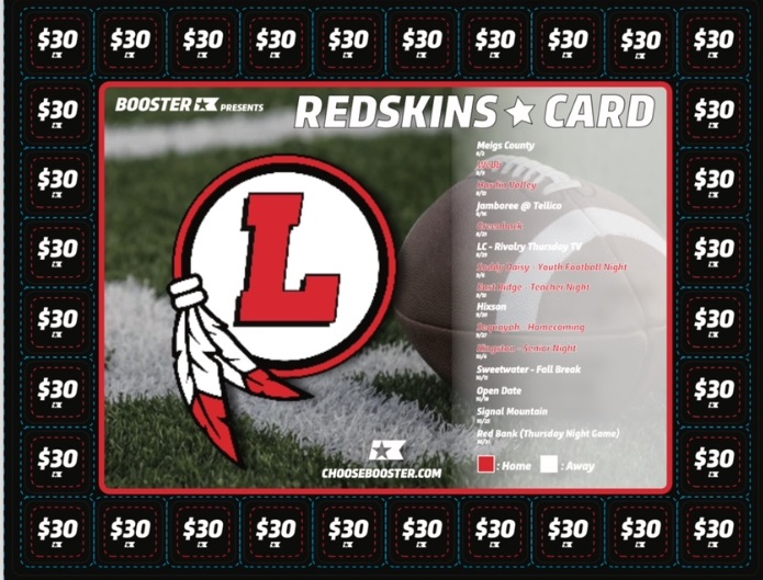 Loudon_Redskins's tweet photo. The New Digital Redskin Cards are now being sold for $30- Not only are there discounts local but can be used with over 300,000 businesses across the country. Contact a football player today, scan the QR code, or click on the link, to start saving money. https://t.co/Z1Iqb6uadg https://t.co/QzBzA3xQJF