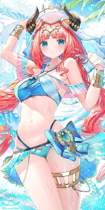 ニィロウ #気温が高いので気が早いが水着絵が見たい 