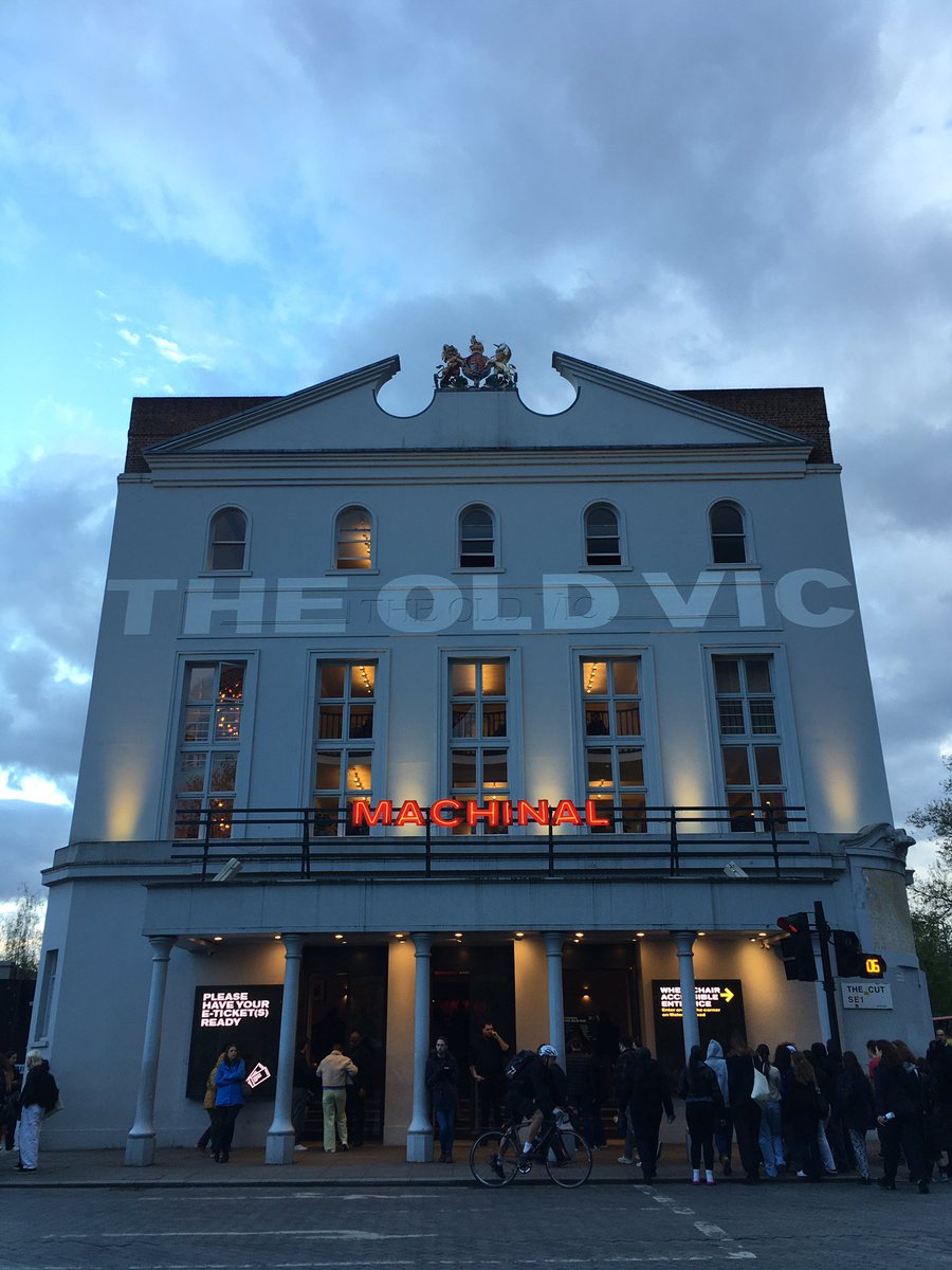 dancingcara007's tweet photo. #OVMachinal @oldvictheatre last night, wow, definitely a play that stops you in your tracks! Powerful, clever, intense, and thought-provoking. Incredible performances, and loved the staging. One I’ll be thinking about for a while. #PwCPreviews https://t.co/lGUO0GvXBJ
