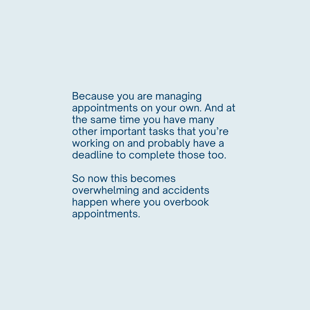 VirtualRianna's tweet photo. Sometimes, overbooking appointments can lead to more stress than productivity. Finding that balance by hiring a Virtual Assistant is key! 💼⏰
.
.
.
.
.
#calendarmanagement#businessowners#CEOWomen #CEOMindset #CEOstatus #virtualassistantforhire #delegate #outsource #adminservices https://t.co/7qcczVXoB1