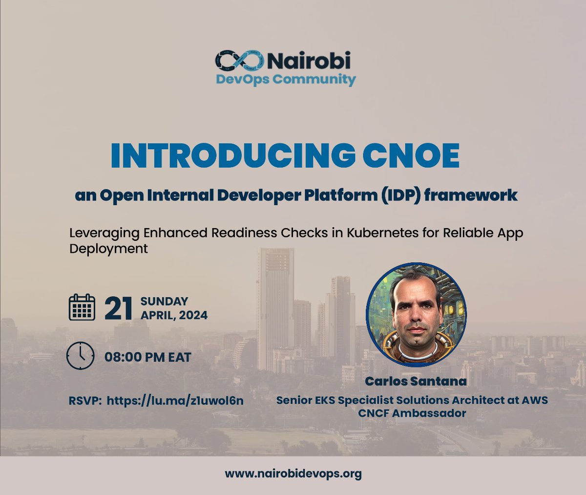 Join us for an enlightening session on CNOE, led by industry expert and @CNCFAmbassadors @csantanapr. Explore how CNOE can revolutionize your Internal Developer Platform. 📅 Date: 21st Sunday, April 2024 🕒 Time: 8.00 PM (GMT+3) 📍 RSVP: lu.ma/z1uwol6n #idp #devops