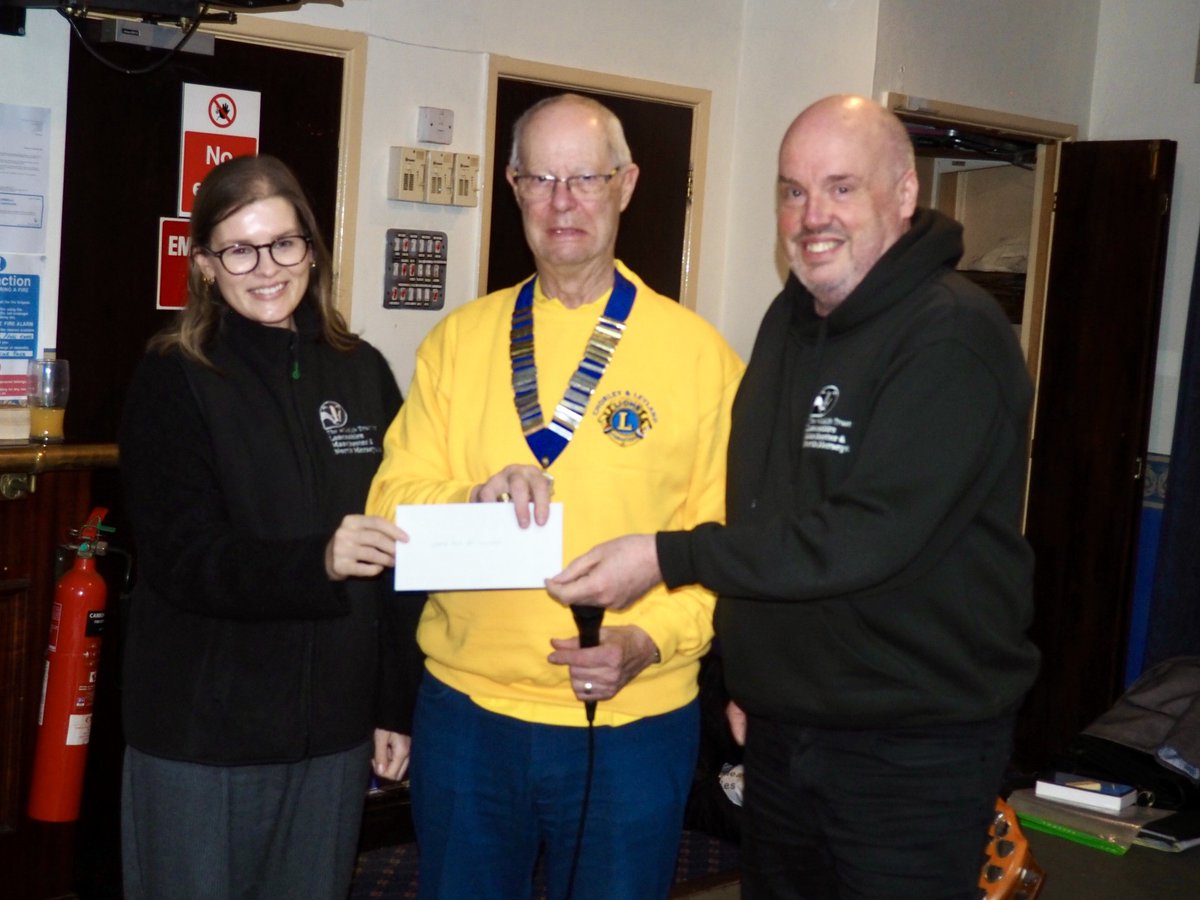 A huge thank you to Chorley and Leyland Lions for their generous donation of £500 towards our Step up for Wildlife appeal. Their support will help us to write a new chapter in the story of our local wildlife - one of hope, resilience, and renewal 💚 bit.ly/46gG698