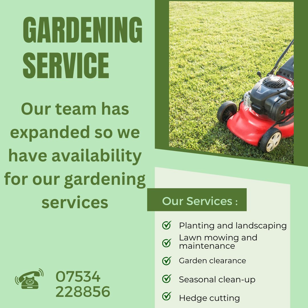 Is your lawn out of control? Or have the weeds taken over your garden? If so and you are struggling for time to give your garden Spring clean click the link in our bio & let us get your garden in tip top shape ready for Summer ☺️ #WorcestershireHour