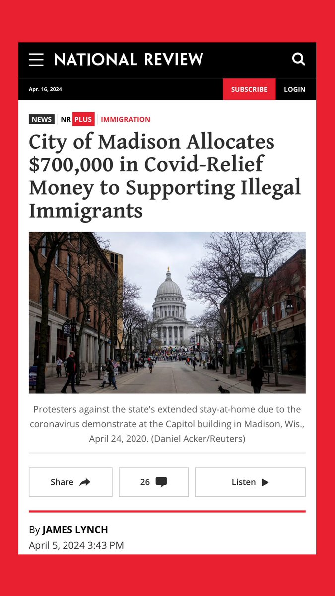 ICYMI: @IRG_CIO uncovered and made public that the City was diverting $700,000 of federal COVID-19 funds to entities who in turn provide it to illegal migrants. nationalreview.com/news/city-of-m…