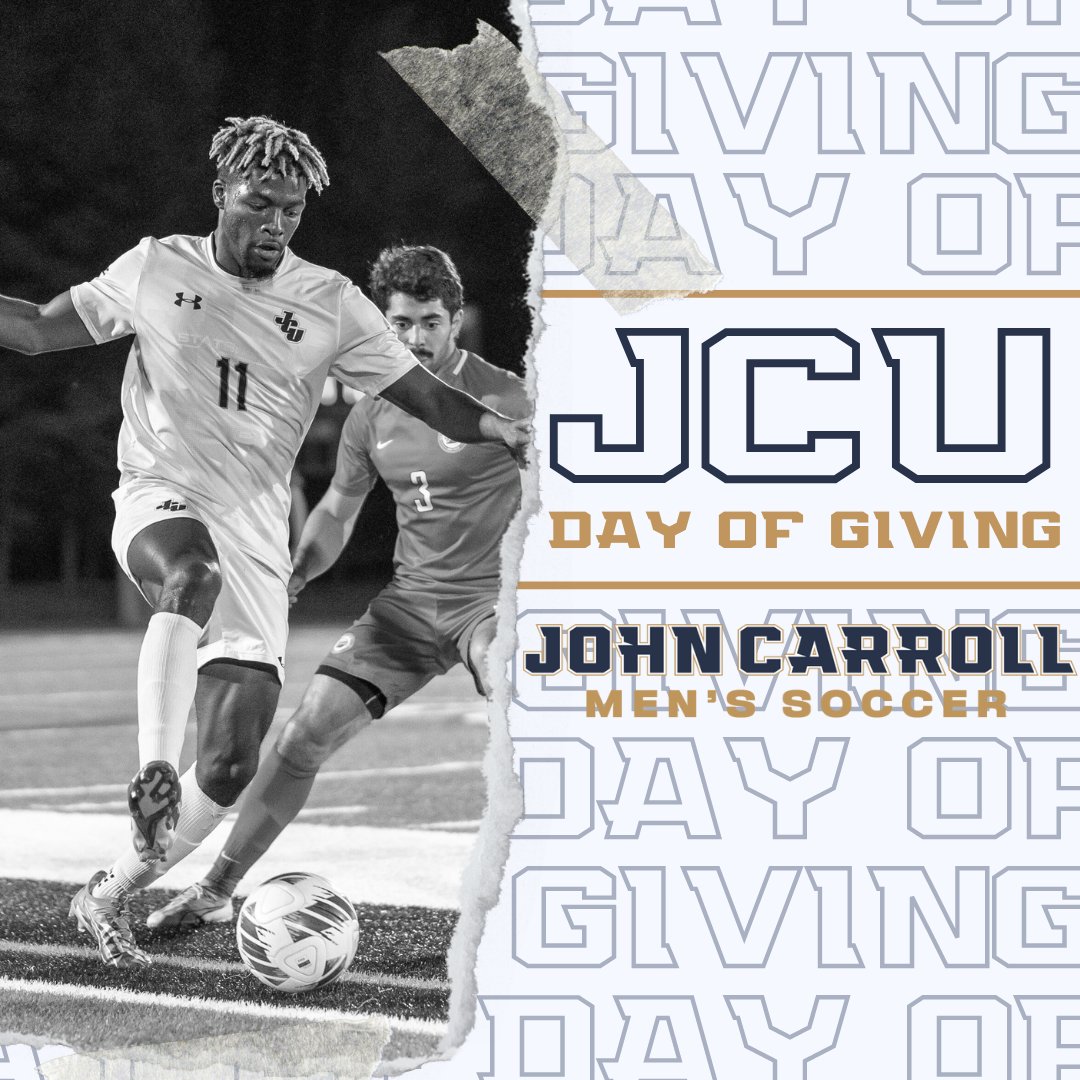 We are less than 24 hours away from the 2024 Day of Giving! Your support is a tremendous help for our program! 💙💛💙💛💙 #FoundersDay #GiveToWhatYouLove givecampus.com/schools/JohnCa…