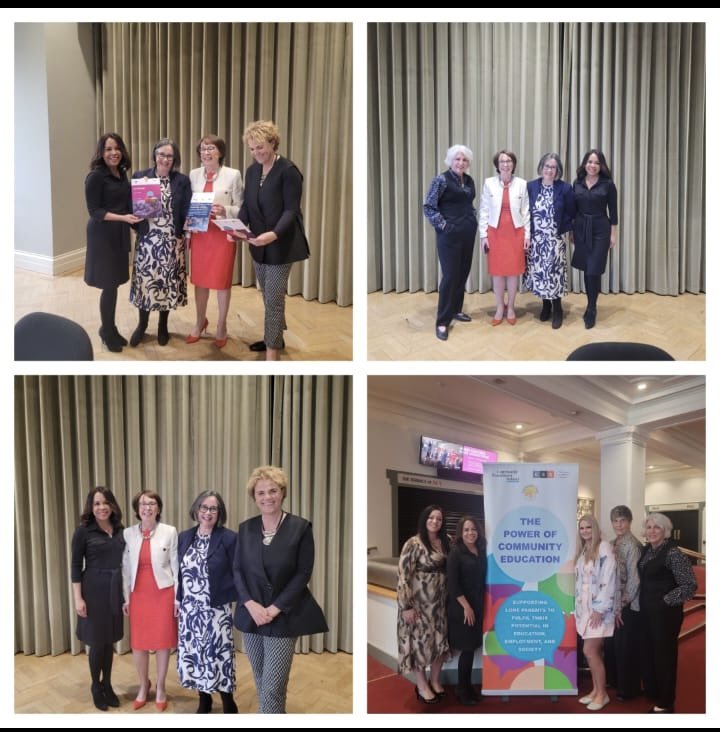 Looking forward to today's launch of an important report into lone parenting & community education with @effectiveserv & @CommunityFound. @an_cosan was honoured to be part of this Beachaire-funded research into the power of #CommunityEd to lift lone parents out of poverty